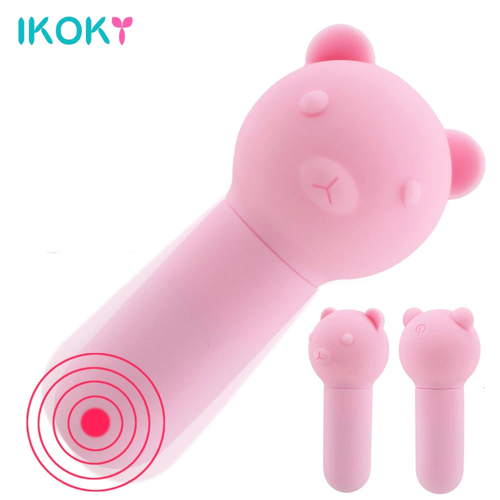 85mm Sexy Bear Vibrators For Women Dildos Anal Plug Clitoris G-spot Massager Sex Toys Adults Products Female Masturbator Erotic 250108