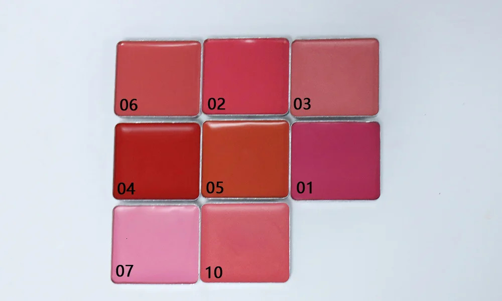 Customized Pink Blush Matte Cream Rosy Blush Makeup Pan Long Wearing High Pigment Orange Blush Palette 250121