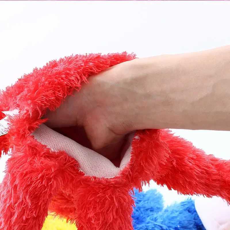 Sesame Beaded Hand Puppet Show Elmo Cartoon Soft Plush Doll Birthday Childrens New Year Gift X2501291