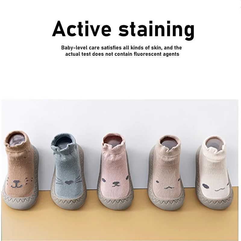 Baby Socks Shoes Infant Color Matching Cute Kids Boys Shoes Doll Soft Sold Child Floor Sneaker Toddler Girls First Walkers X250129