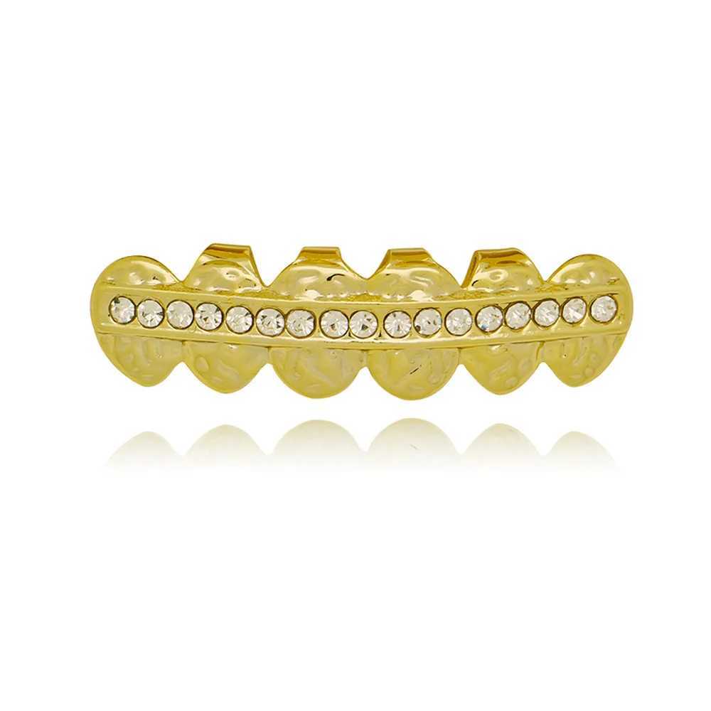 Fashion Gold Plated Teeth Grillz Hip Hop Cool Popular Vampire Gangsta Fang Tooth Cap Mold Kit Body JewelryXJ250114