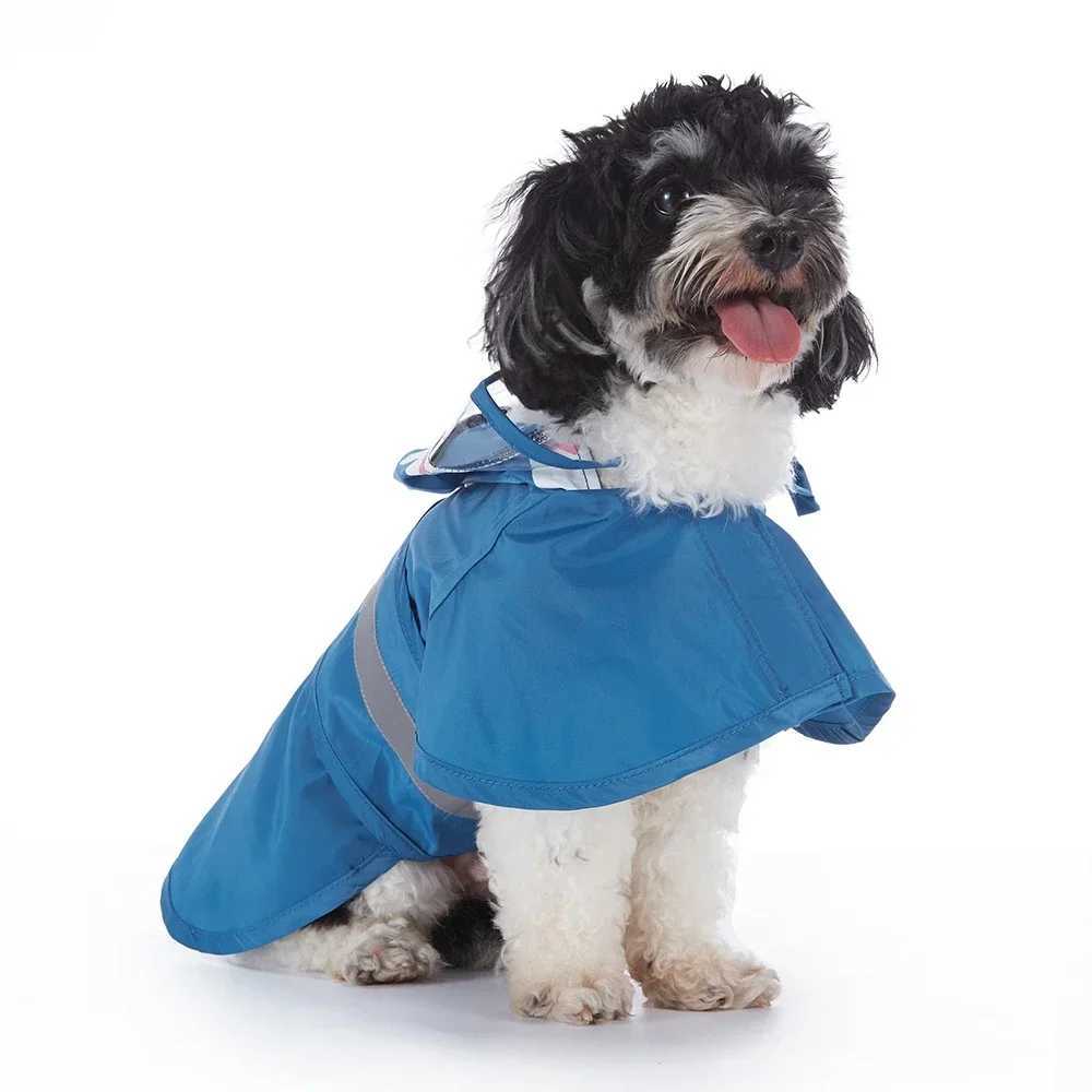 Pet Dog Duck Shark Frogs Shape Reflective Pet Raincoat for Dogs Hoodie Rain Poncho Outdoor Pet Rainwear Bulldog Rain CoatXJ250121