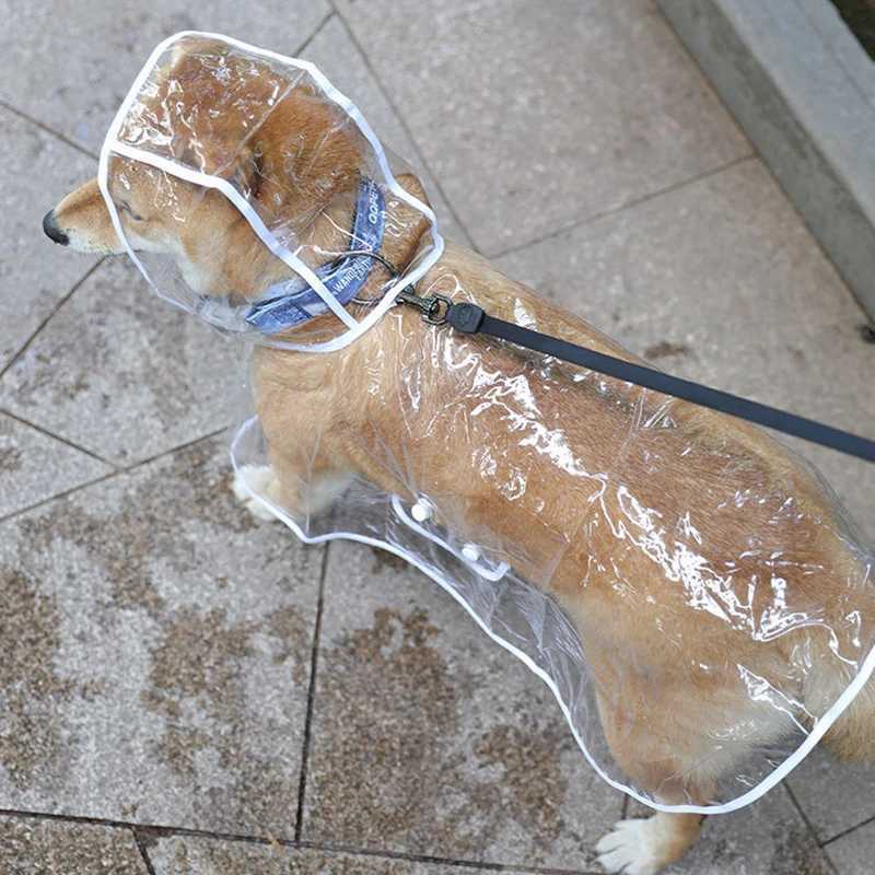 Dog Raincoat Waterproof Transparen Rain Coat Pet Outdoor Clothes for Small Medium Dogs French Bulldog Puppy Cat macotas OutfitsXJ250121