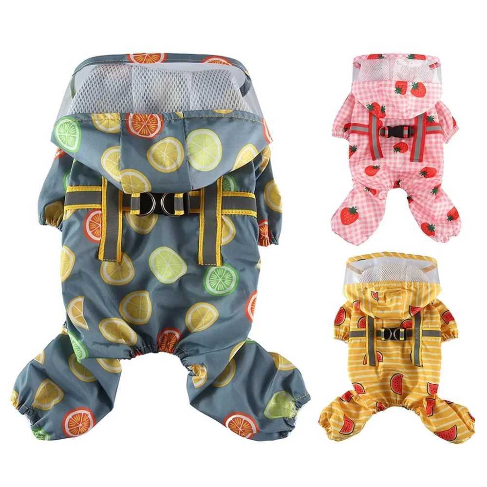 Waterproof Dog Raincoat Dog Clothes Soft Impermeable Water Proof Clothing Small Medium Dogs Jumpsuit Raincoat Dogs OverallsXJ250121