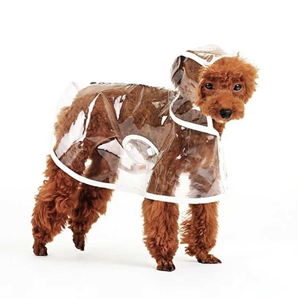 Waterproof Transparent Raincoat for Dogs Pet Dog Raincoat Spring Summer Rain Coats Puppy Outdoor Waterproof Clothes Pet SuppliesXJ250121