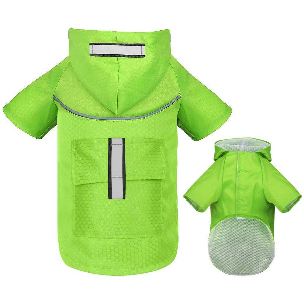 Waterproof Dog Raincoat Reflective Dog Clothes French Hoodies Jumpsuit Rain Coats For Small Medium Large Dogs Chihuahua PitbullXJ250121