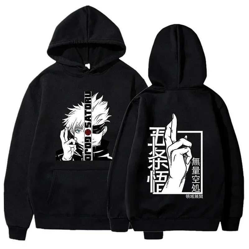 New Anime Sweatshirt Cool Gojo Satoru Graphic Printing Hoodies Mens Womens Fashion Casual Long Sleeve Personalized PulloverXJ2500118