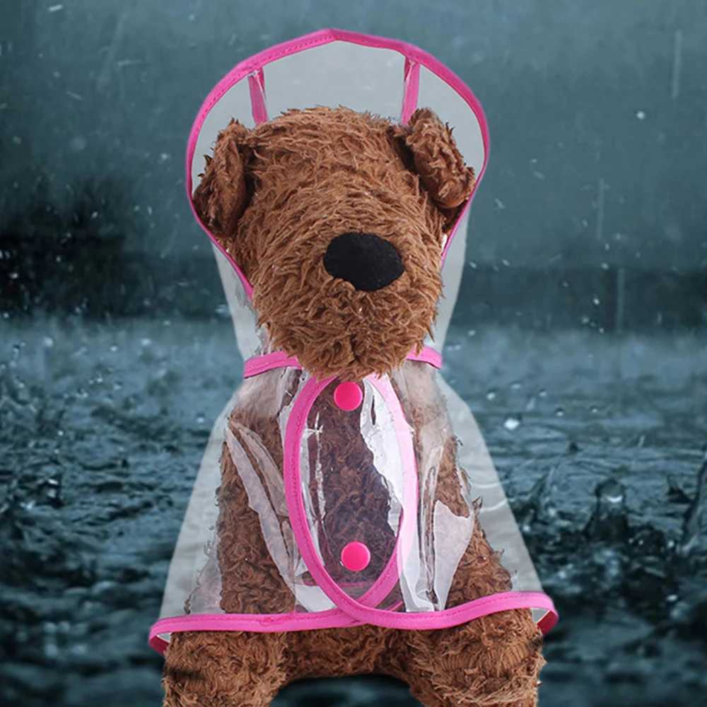 L-8XL Large Size Dog Raincoat Waterproof Transparent Thickened Big Dog Raincoat Cloaked To Prevent Water Seepage Rain CoatXJ250121
