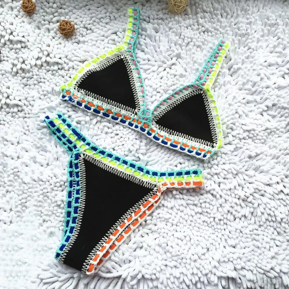 2 Pcs/Set Women Swimsuit Chic Backless Summer Bikini Set Two-piece Summer Swimwear 250122