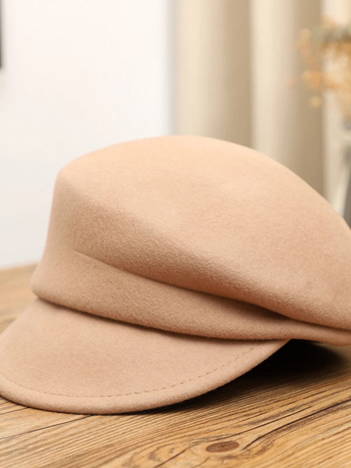 Wool Beret Retro Fashion Black sboy Hat Female Fall and Winter Face Small Cap Net Red French British Style Painter Hats 250118