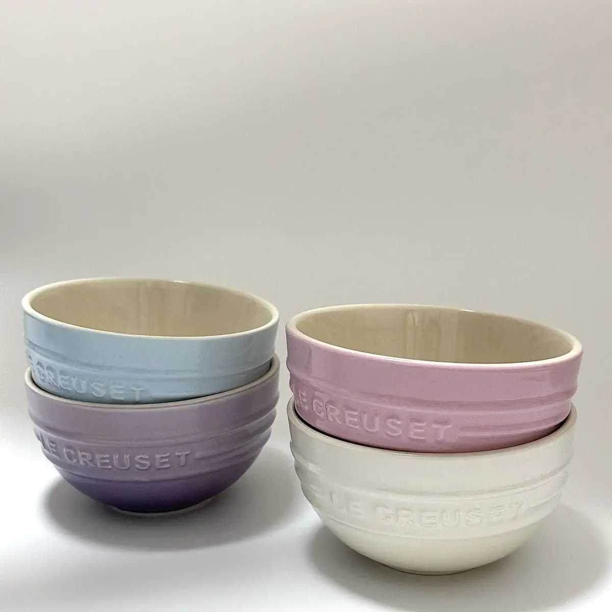 Macaron Rainbow Bowl Rice Bowl Multicolored Ceramic Bowl Kitchen Supplies Household Single Person Eating Multi Person X250129