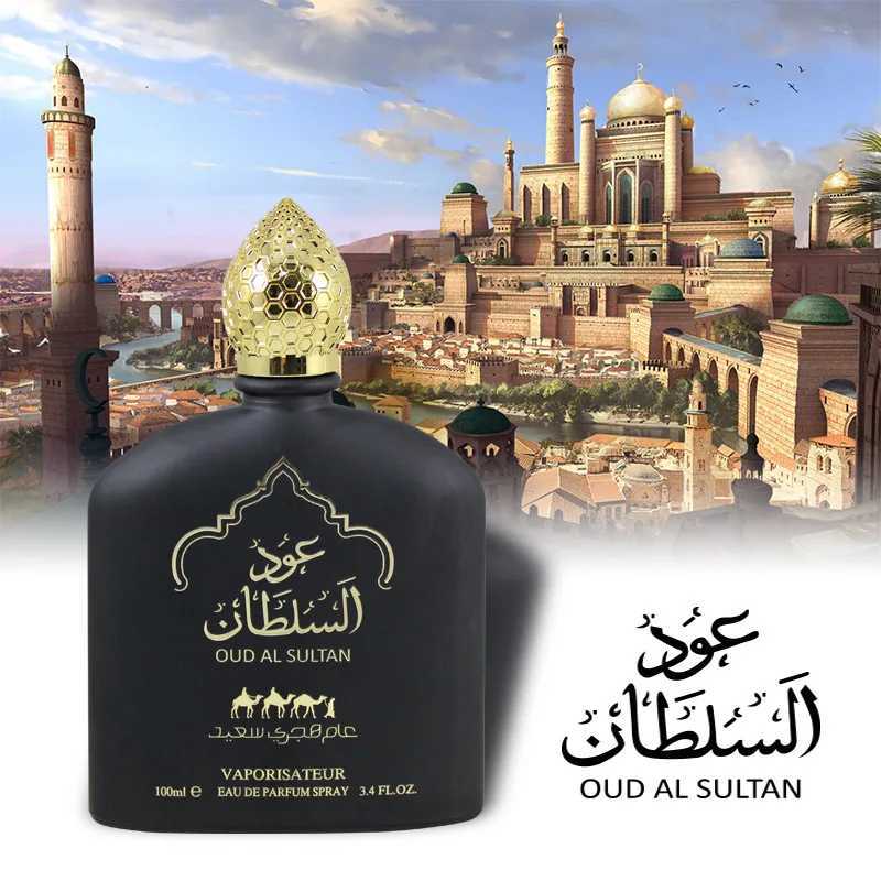 100ML 3.4FL.OZ OUD AL SULTAN Arabian Perfume Unisex Strong Fragrance Fruity Floral Women Mens Eau de Parfum Long LastingXJ250117