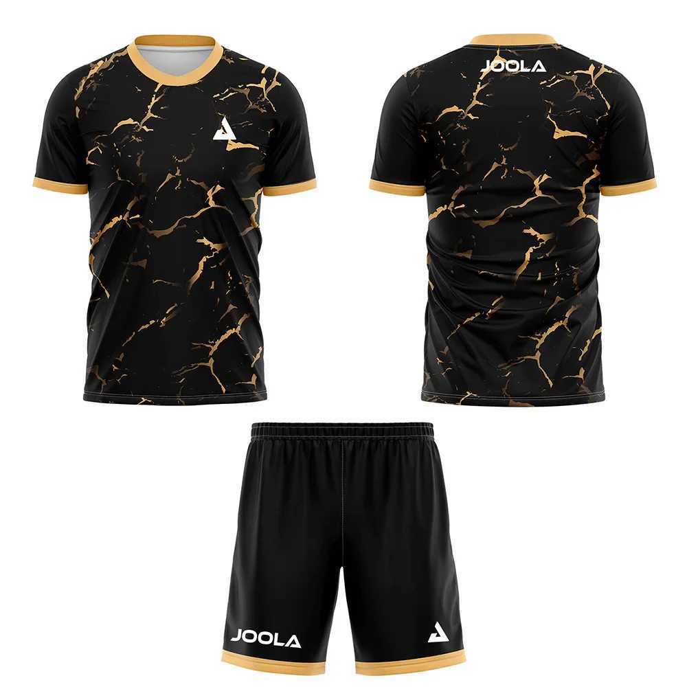 2024 Breathable Quick-drying Mens Table Tennis Apparel Short-sleeved T-shirt And Shorts Set Badminton Drawstring Pocket Shorts X250129