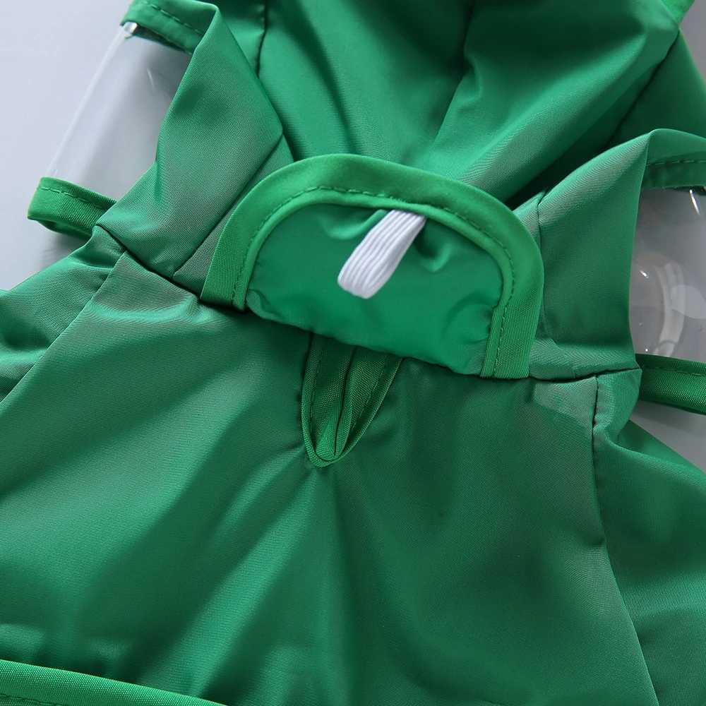 Dog Raincoat Reflective Waterproof Pet Clothes for Small Big Dogs Hoodie Rain Poncho Outdoor Pet Rainwear Bulldog Rain CoatXJ250121