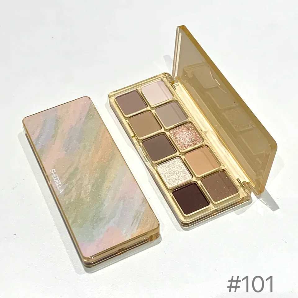 New Arrival Shedella 10 color dream eye shadow board Macaron color matte eye shadow plate sequins makeup Z250121