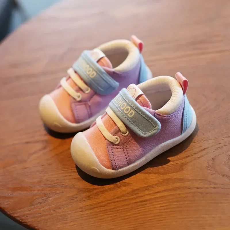 Spring Infant Toddler Shoes Girls Boys Casual Canvas Shoes Soft Bottom Comfortable Non-slip Kid Baby First Walkers Shoes X250129
