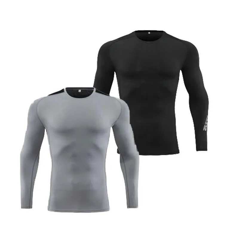 Mens compression sportswear fitness clothing tight fitting exercise jogging fitness clothing running fitness clothing X250129