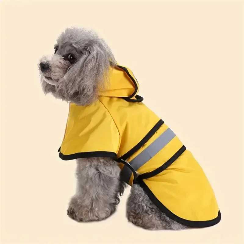 Dog Clothes Waterproof Dog Raincoat Teddy Bichon Corgi Small Medium Dog Reflective Waterproof Snow Proof Puppy ClothesXJ250121