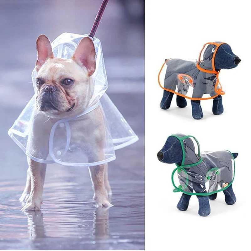 Dog Raincoat Waterproof Transparen Rain Coat Pet Outdoor Clothes for Small Medium Dogs French Bulldog Puppy Cat macotas OutfitsXJ250121