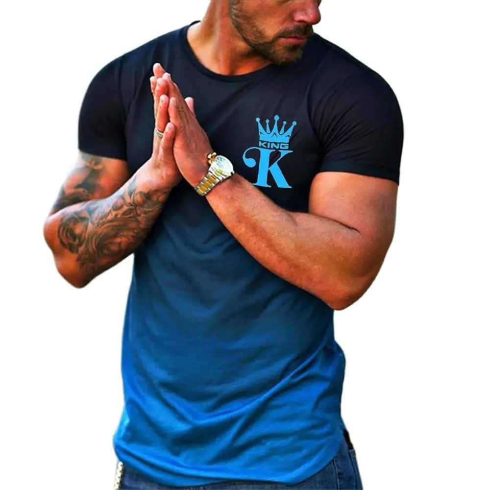 Mens Street T-shirt Vintage Tee Summer Male 3d Stripe Print Short Sleeve Tops Everyday T Shirt Oversized Clothing Shirt Man HotXJ250117