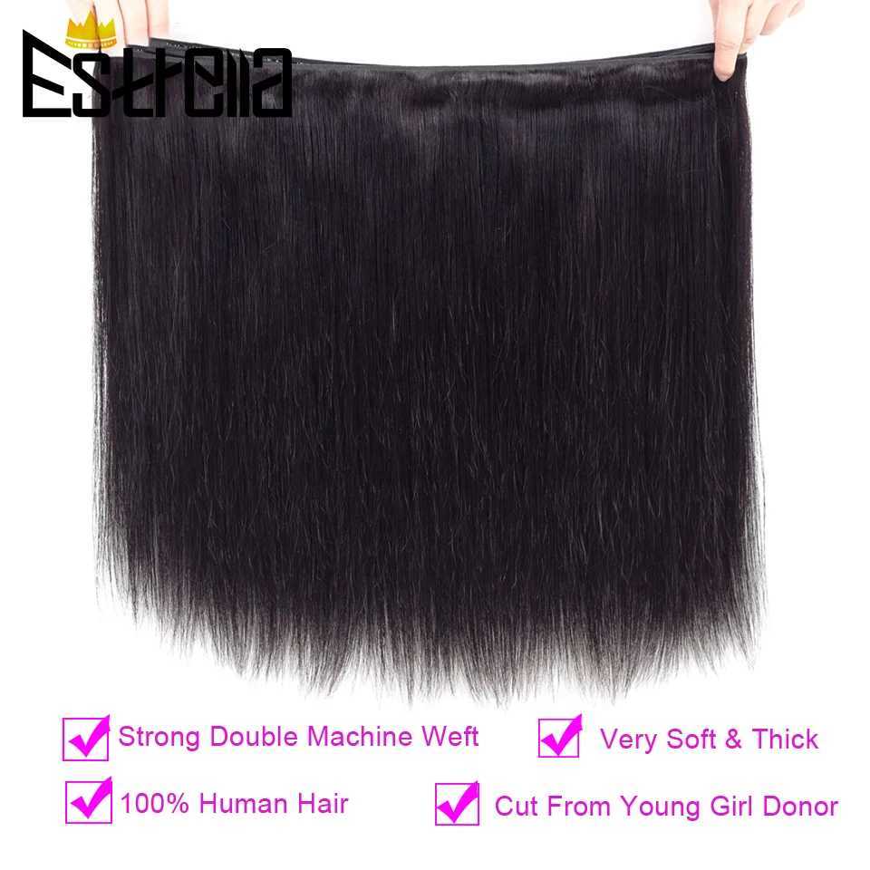 Brazilian Bundles With Frontal Straight Hair 13x4 Lace Frontal Clo with Remy Human Hair 2 Bundles With Pre-Plucked FrontalXJ250120