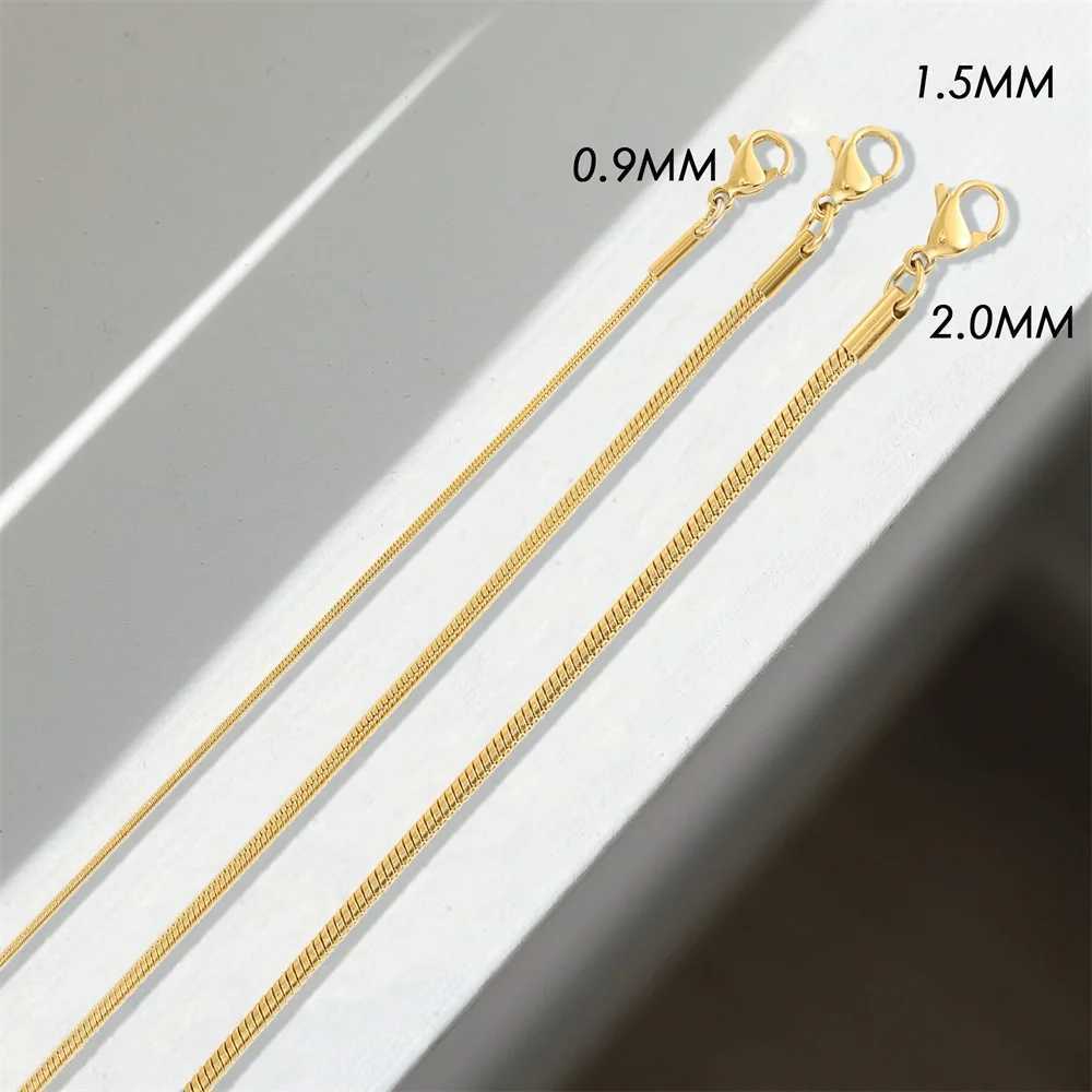 Fashion Stainless Steel Snake Chain Bracelet for Wen Gold Color Bracelets Charm Summer 2022 Trends in Jewelry X250129