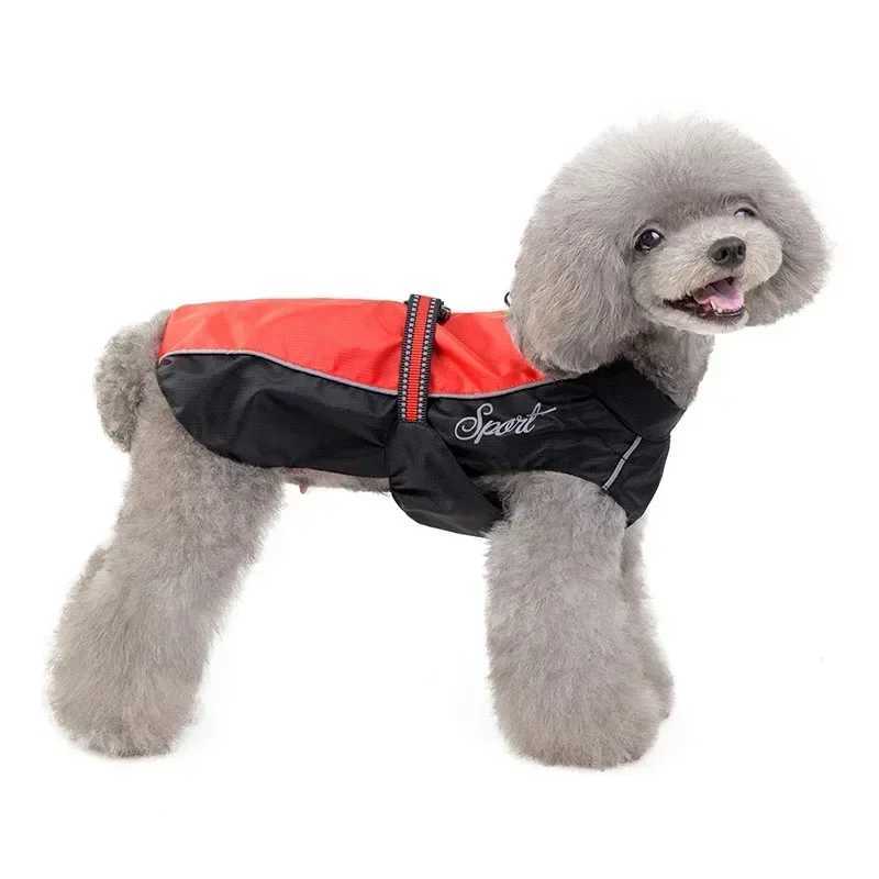 Dog Raincoat for Small Large Dog Cat Clothes S-9XL Waterproof Pet Apparels Reflective Chihuahua Clothing Pug Coat Pet SuppliesXJ250121