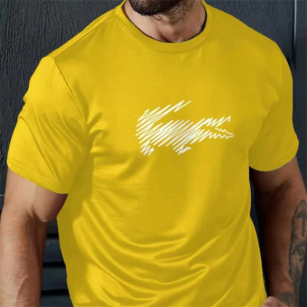Men T Shirt Crocodile Pattern Casual Male Fashion Short Sleeve T-Shirt 3d Printed Tees Outdoor Oversized Mens Clothing 2024 TopXJ250117