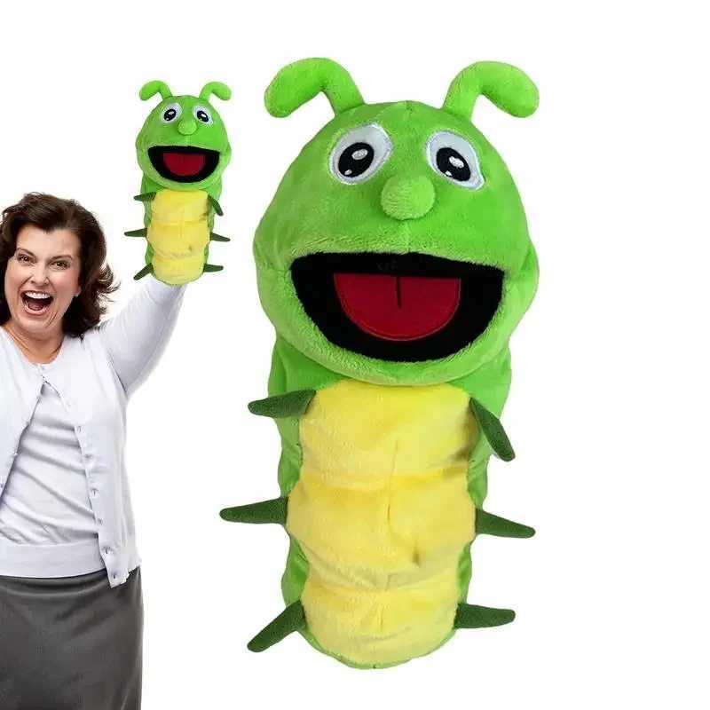 Free shipping Hand childrens plush insects Caterpillar ladybugs hand puppets family stories role-playing finger toys
