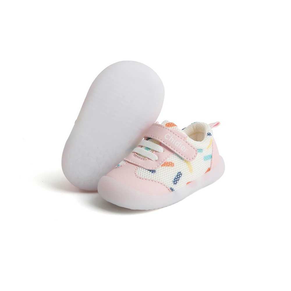 Baby Boys Girls Breathable Mesh Toddler Shoes 1-2 Years Old Non-slip Soft-soled Sneakers X250129