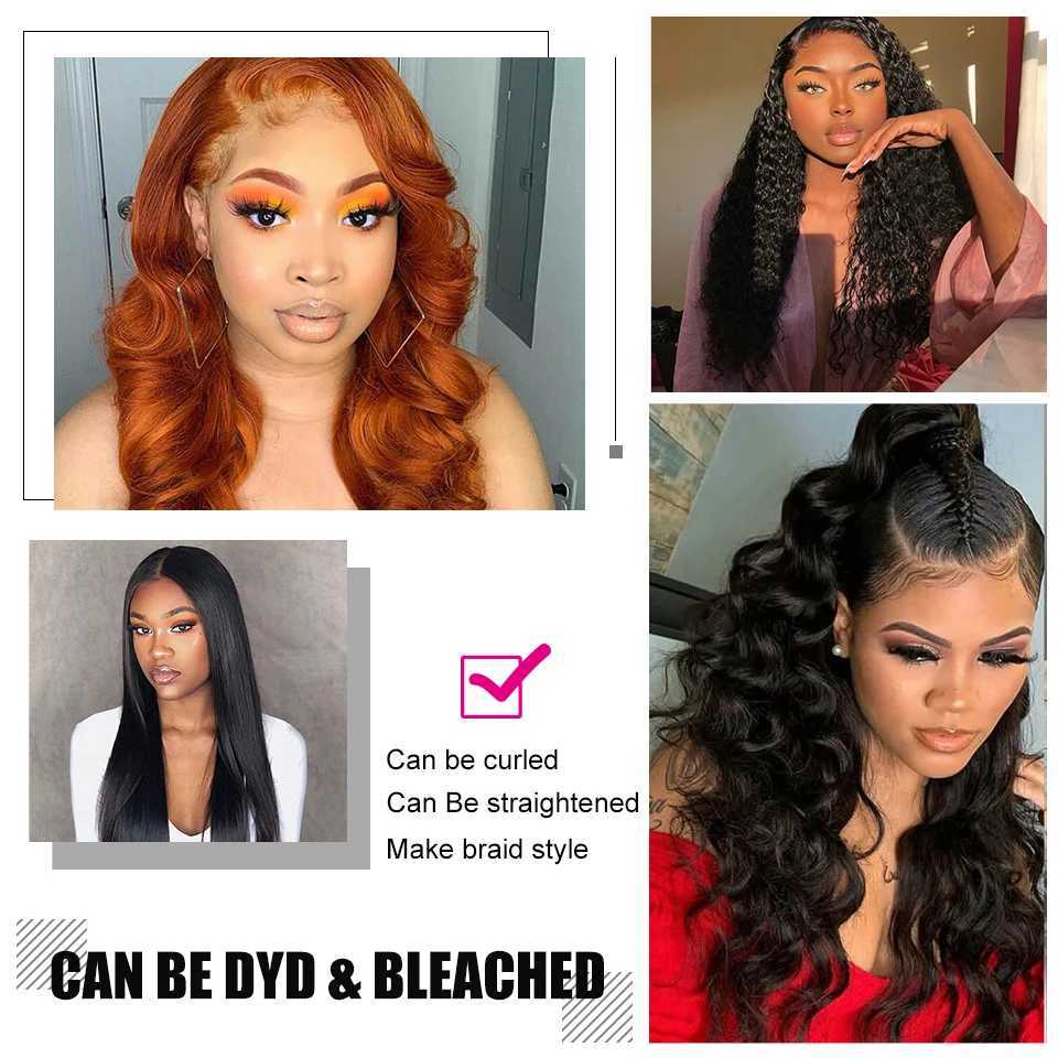 Luduna Body Wave Bundles With Clo Brazilian Hair Bundles With Clo Human Hair Clo With Bundle Remy Hair ExtensionsXJ250120