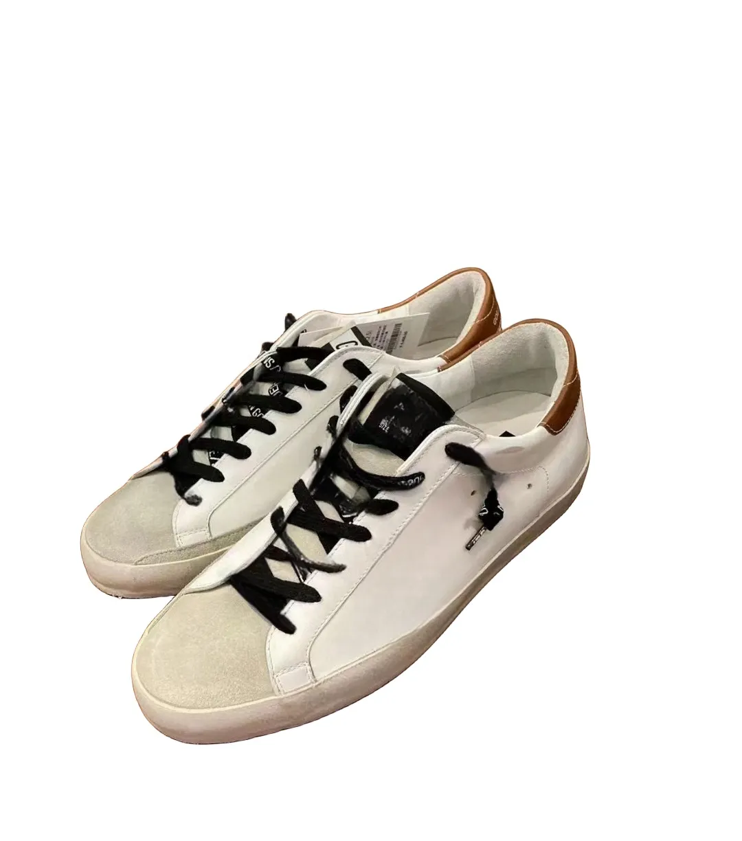 Classical Designer men Shoes super star do old dirty sneakers women italy Suede luxury skate black black golden white leather casual shoes scarp