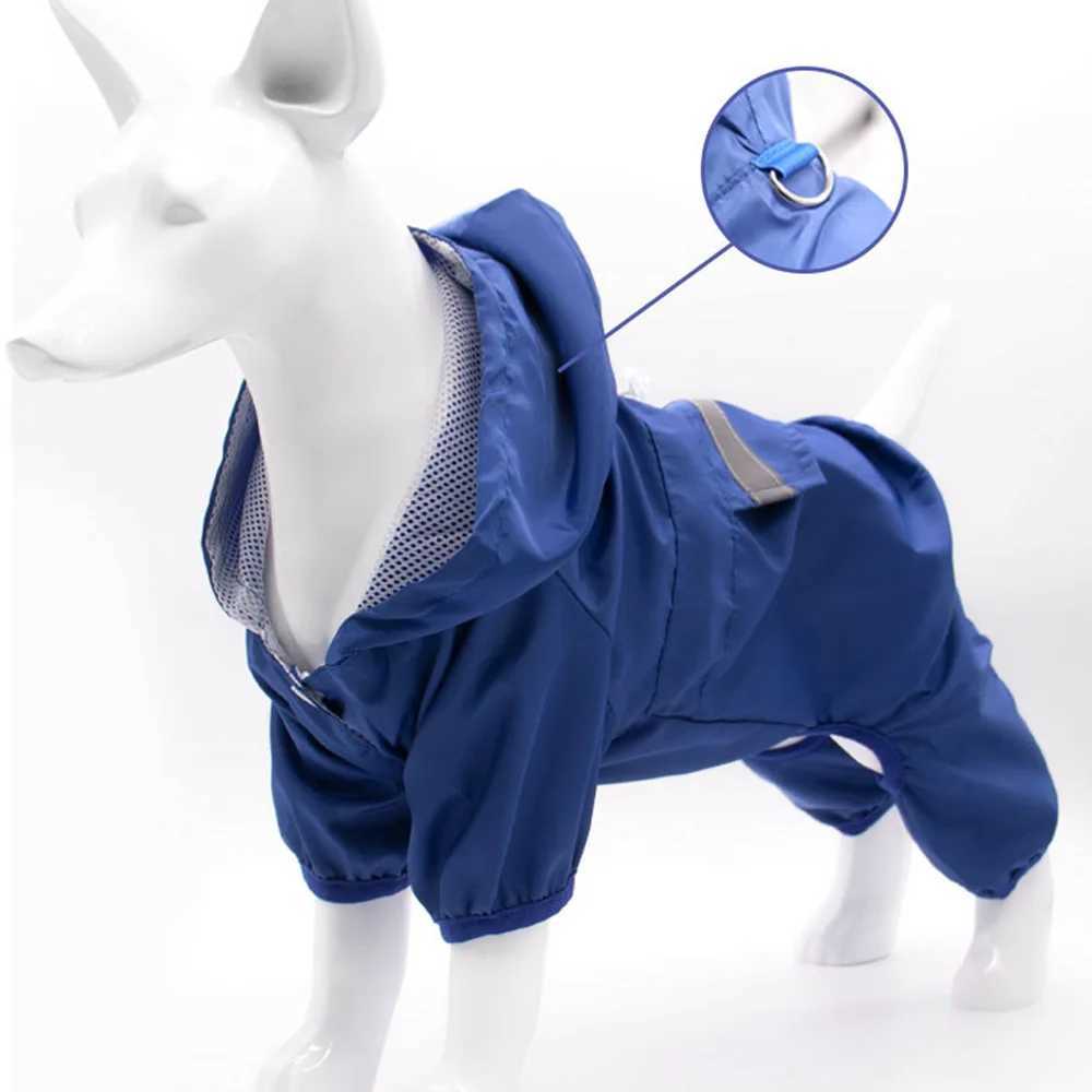 Dog Raincoats Waterproof Puppy Raincoat with Hood Breathable Mesh Pet Rain Jacket Reflective Rain Poncho Jumpsuit for Small DogsXJ250121