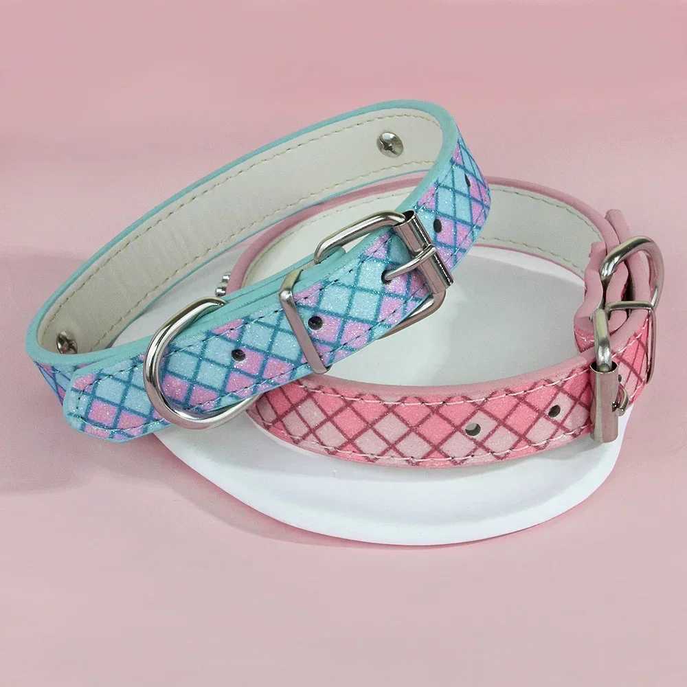 Personalized DIY Name Dog Collars Bling Pet Dog Collar With Diamond Buckle Puppy Cat Letters Charms For Teddy French Bulldog X250129