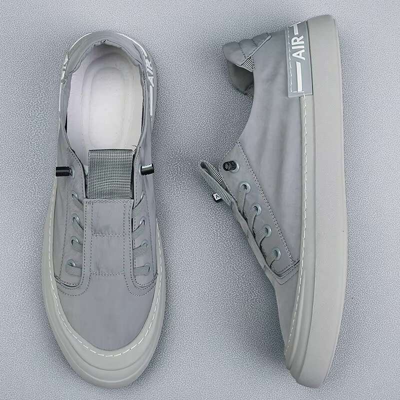 Summer Sneakers Light Ice Silk Cloth Casual Men Breathable Walking Flat Shoes Man Loafers atillas Hombre