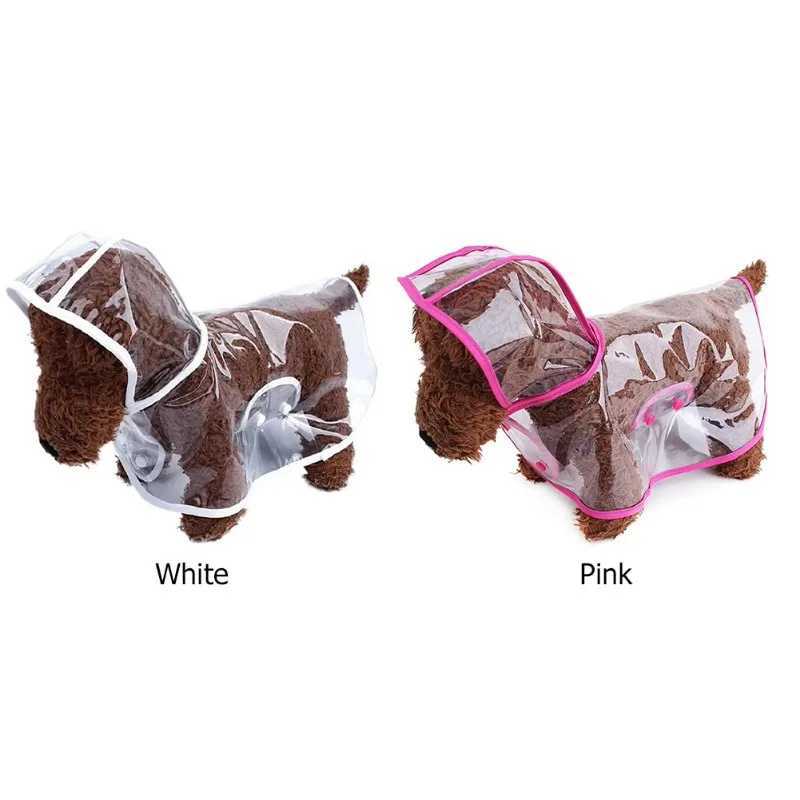 XS-8XL Pet Supplies Dog Raincoat Waterproof Transparent Plastic Fashion Poncho Personalized Color Edge Costumes for Large DogsXJ250121