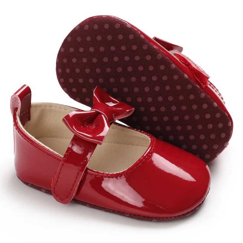 Baby Girl Shoes Fashion Flats Bowknot Soft Sole Newborn Walker Sandals Dress Formal Shoes 0-18 Months X250129