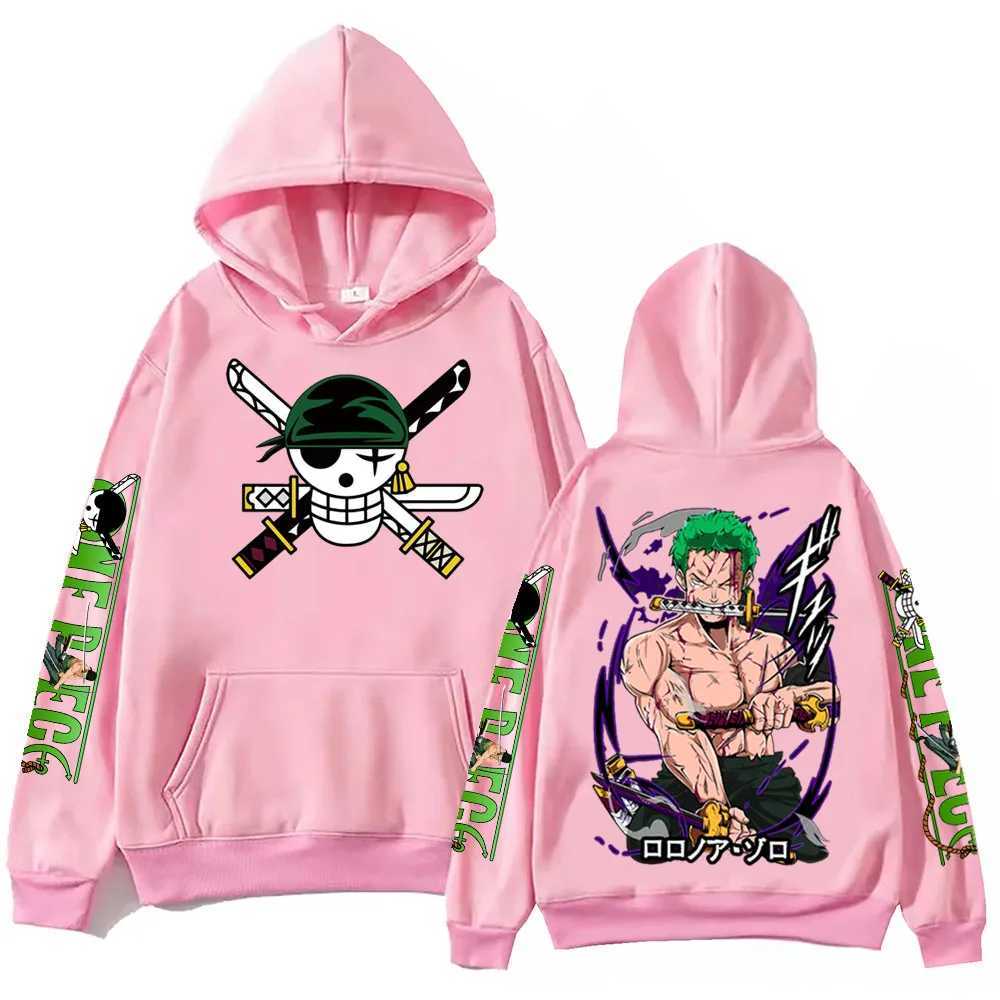 Anime One-Piece Zoro Hoodie Harajuku Hip Hop Pullover Tops Fans GiftXJ2500118