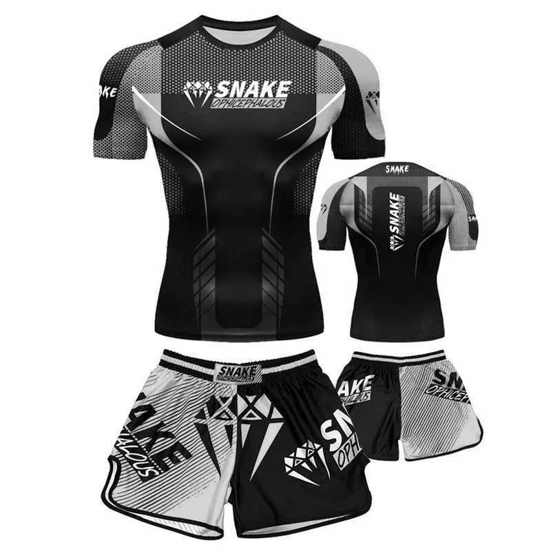 2024 New MMA Boxing Short SLeeve Childrens Suit Sports Mens and Womens Fighting Breathable Quick Drying Training Set X2501295
