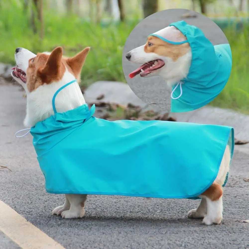 M-9XL All-inclusive Waterproof Hoody For Small Medium Large Dogs Coat Pet Rain Jacket Pet Supplies Dog Raincoat Dog ClothesXJ250121