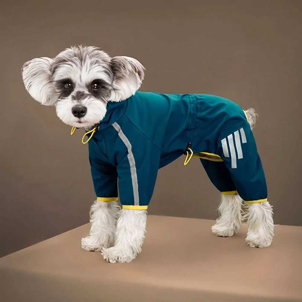 Waterproof Dog Rain Coat Cat Raincoat Outdoor Rainwear Hood Apparel Jumpsuit Puppy Rainy Day Clothes Outdoor Jacket Pet SuppliesXJ250121