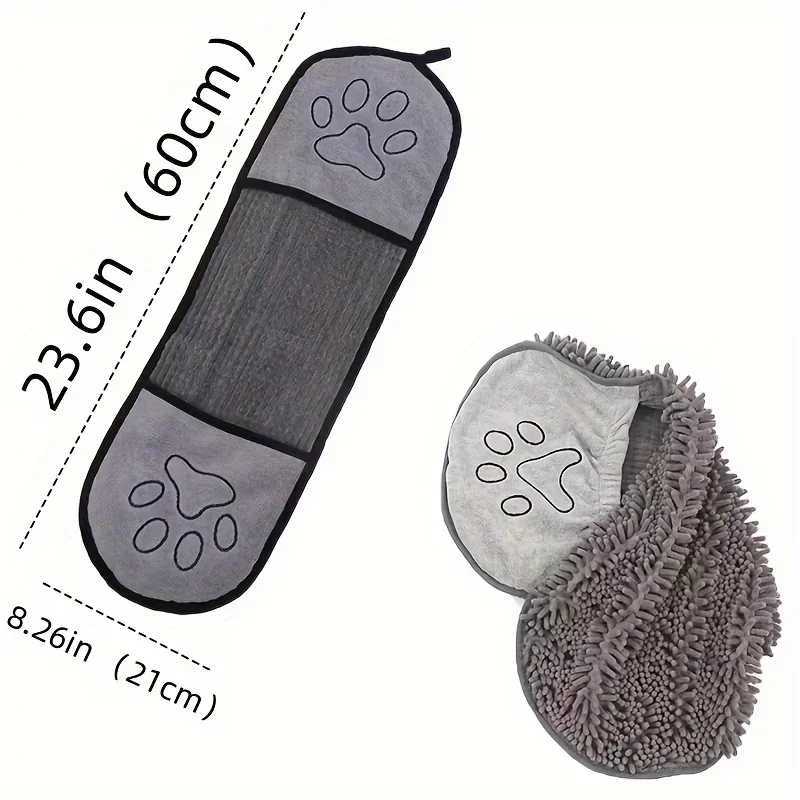 Super Absorbent Pet Bath Towel-Quick-Dry for Dogs Cats - Ideal for Grooming and Bathing-Large Size for Fast Drying Pet Towel M250118