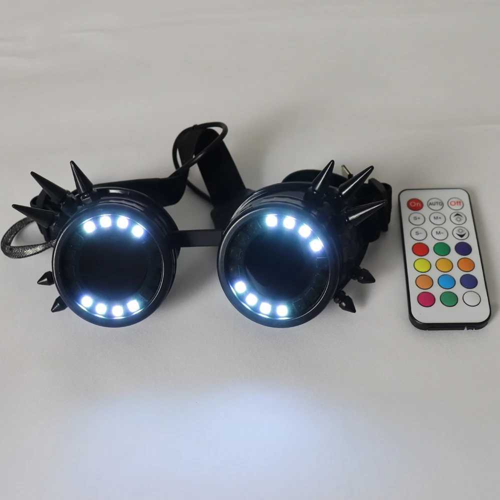 Pixel Pro LED goggles Kaleidoscope lens with over 350 modes of strong light EDM DJ Rave costume party SunGlasses Halloween T250122