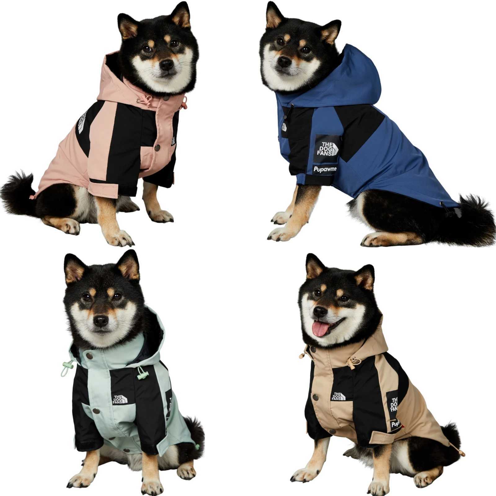 Dog Clothes Raincoat For Large Medium and Small Dogs Wind Coat Wind breaker French Bulldog Hoodie Pet Charge ClothesXJ250121