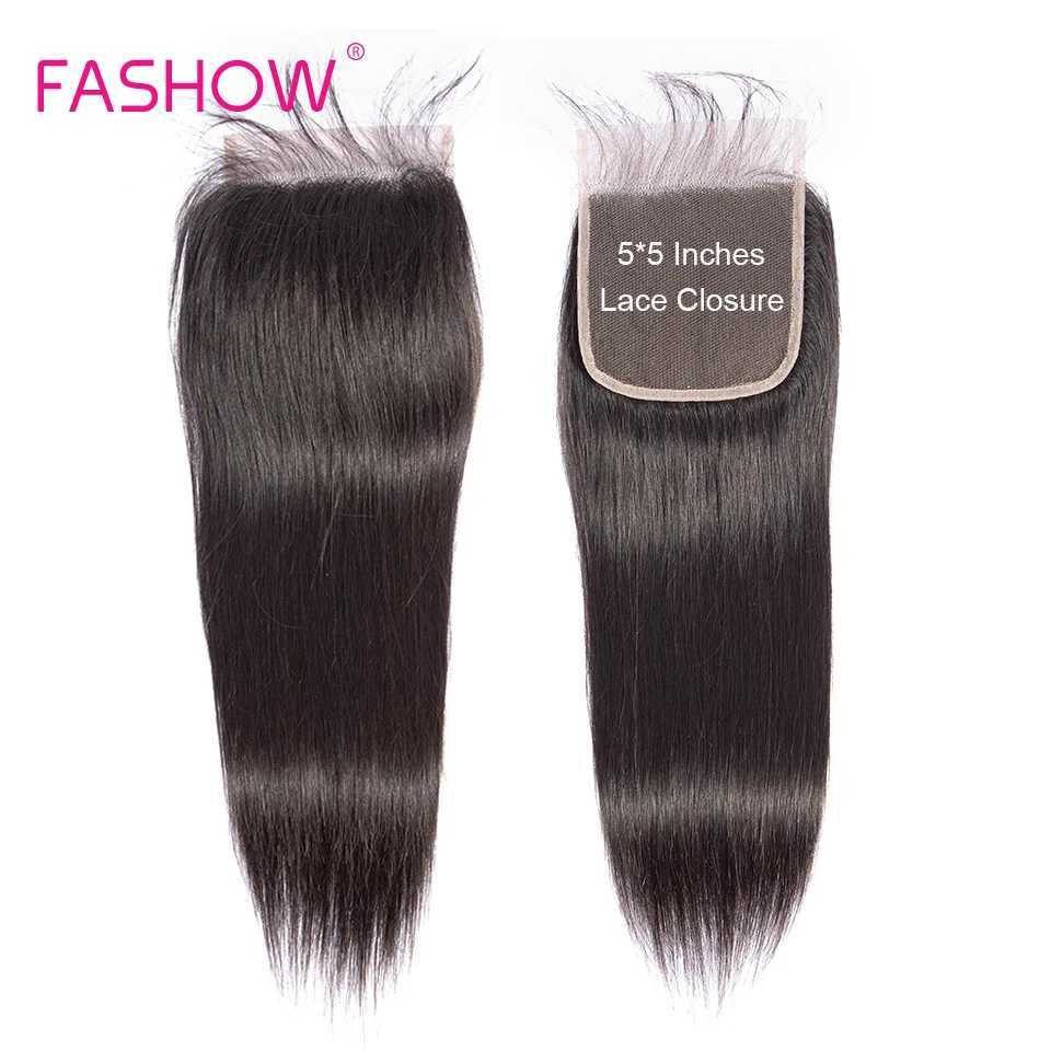 Human Hair Bundles with 5x5 6x6 Bigger Clo than 4x4 Malayisan Straight Hair 3 Bundles With Clo Fashow Remy Hair WeavesXJ250120