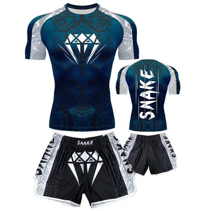 2024 New MMA Boxing Short SLeeve Childrens Suit Sports Mens and Womens Fighting Breathable Quick Drying Training Set X2501295