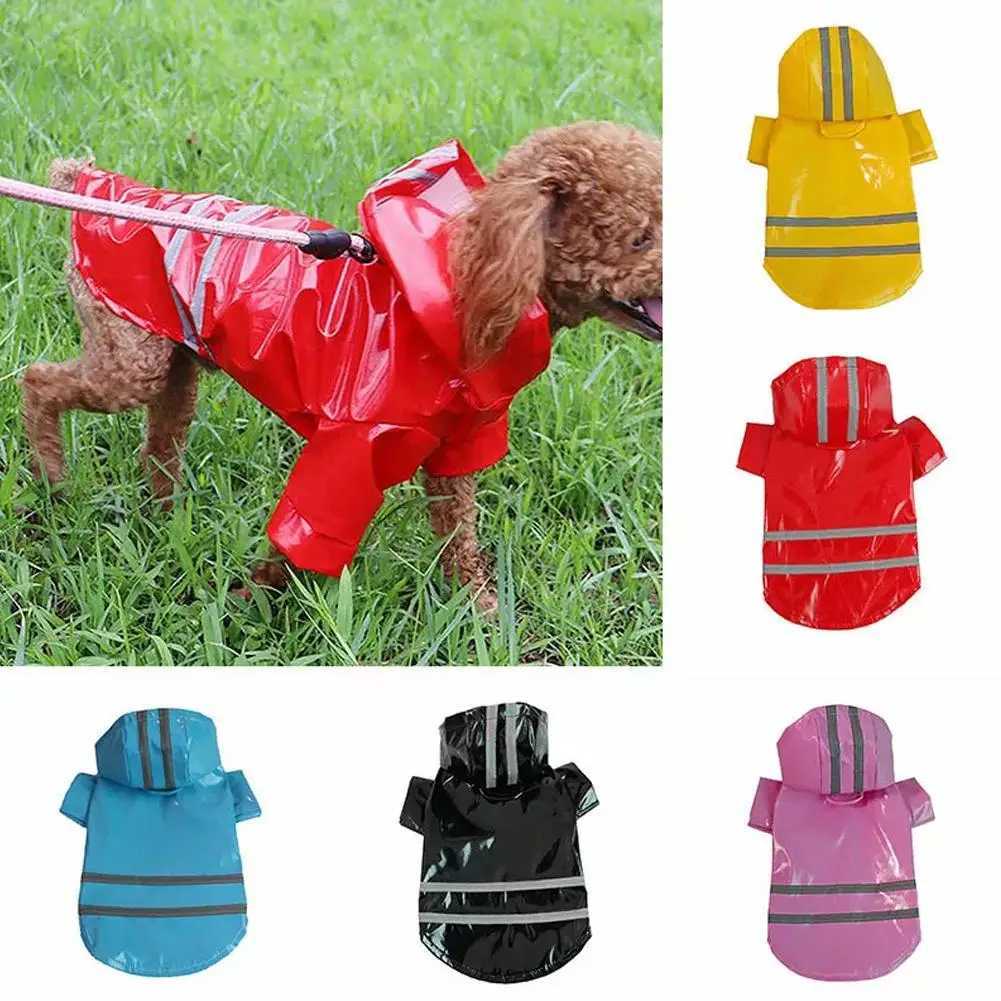 Reflective Dog Raincoat Waterproof Snowproof For Small Puppy Pets Cape Poncho Costume Pet Jumpsuit Raincoat F5o4XJ250121