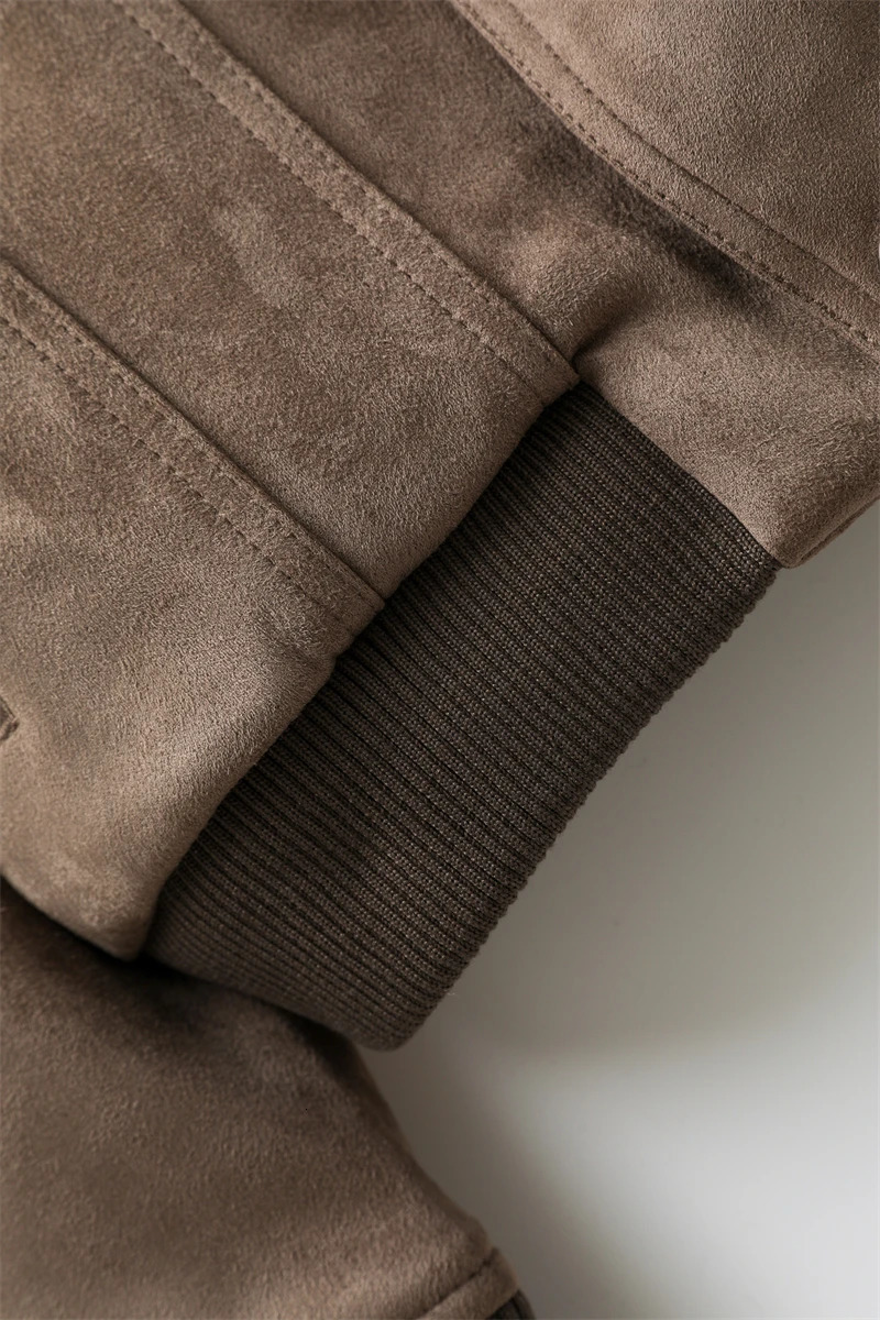 RARF mens two-color EuropeAn-American all-in-one pocket casual suede jacket mens coat 250122