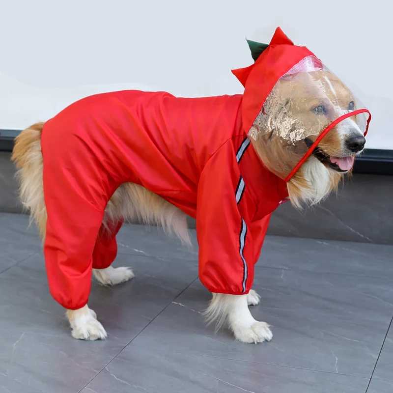 Fashion 3D Dinosaur Frog Style Raincoats Pet Dog Waterproof Clothes for Small Medium Big Dogs Rain Coat Pug Teddy Corgi JacketXJ250121