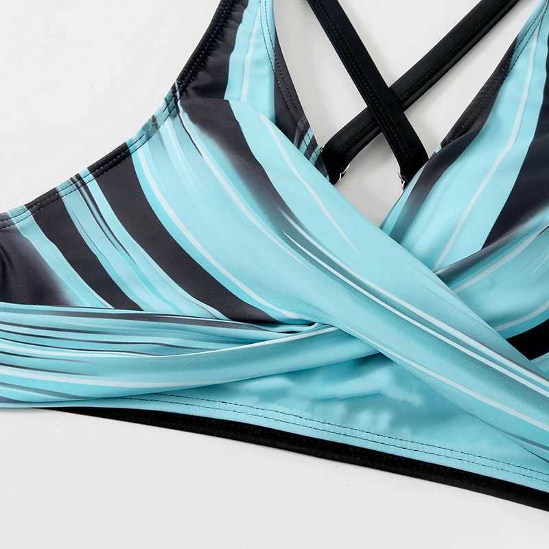 Push Up Bikinis Halter Swimsuit Women High Waist Swimwear Fe Bathing Swimming Swim Suit Bathers Beachwear LadiesXJ250120